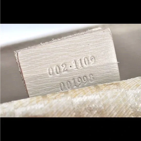 Used Gucci Leather Trimmed Logo Bag Handbag EUC - Picture 2 of 13